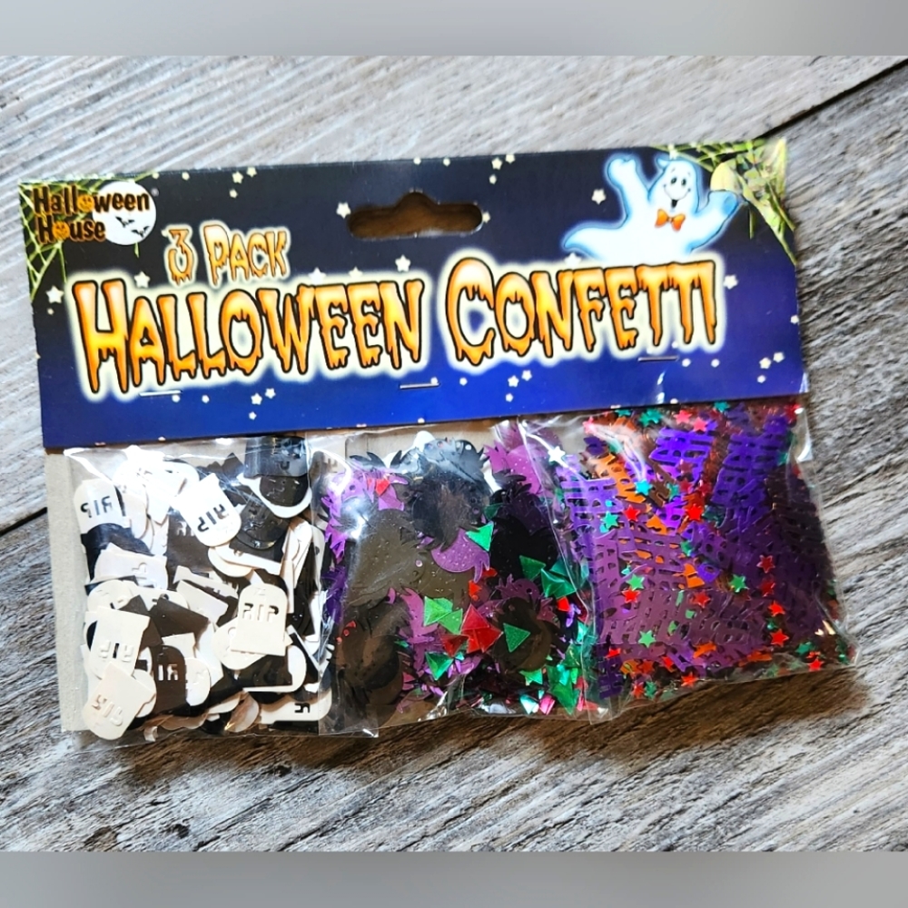 COPY - Halloween House 3 Pack Halloween Confetti